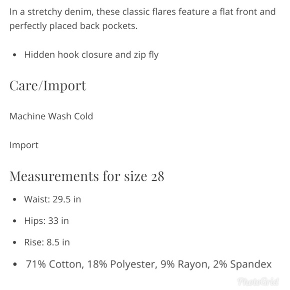 🔥Size24ONLY🔥Free People Flare Leg Jeans - Picture 8 of 8